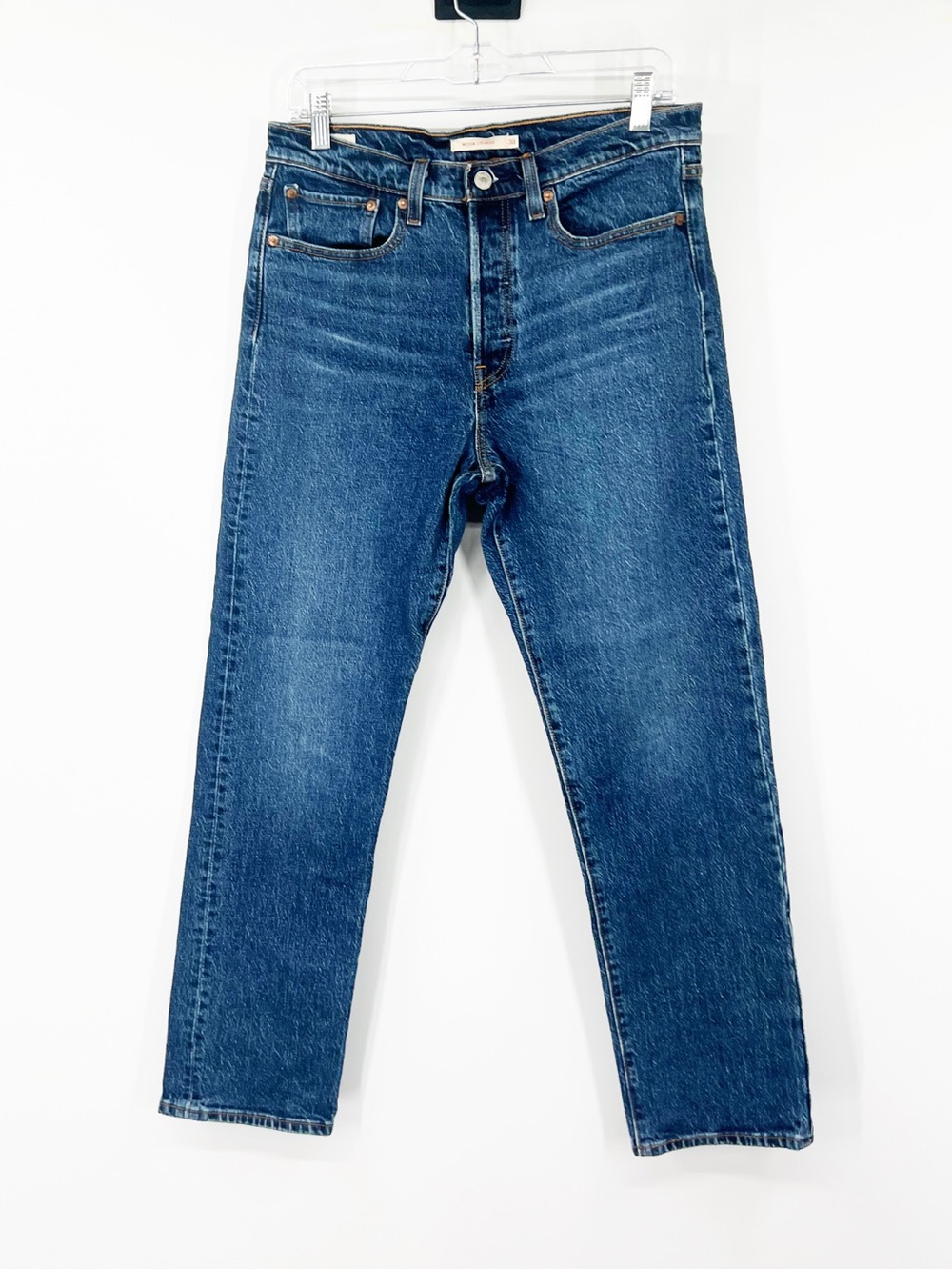 Levi’s Wedgie Straight Jeans Button Fly High Rise